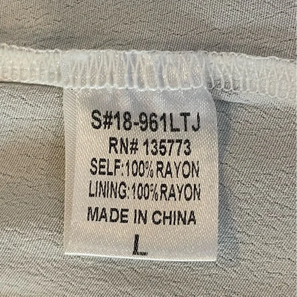 VICI Morgan White & Black Polka Dot Tie Top Size L - Picture 9 of 10